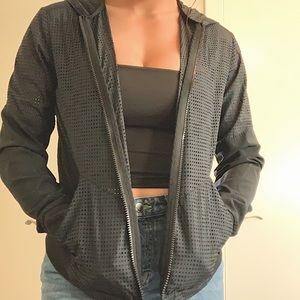 Black zip up size M